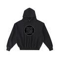 Frayed Enzyme Washed Fleece Hoodie