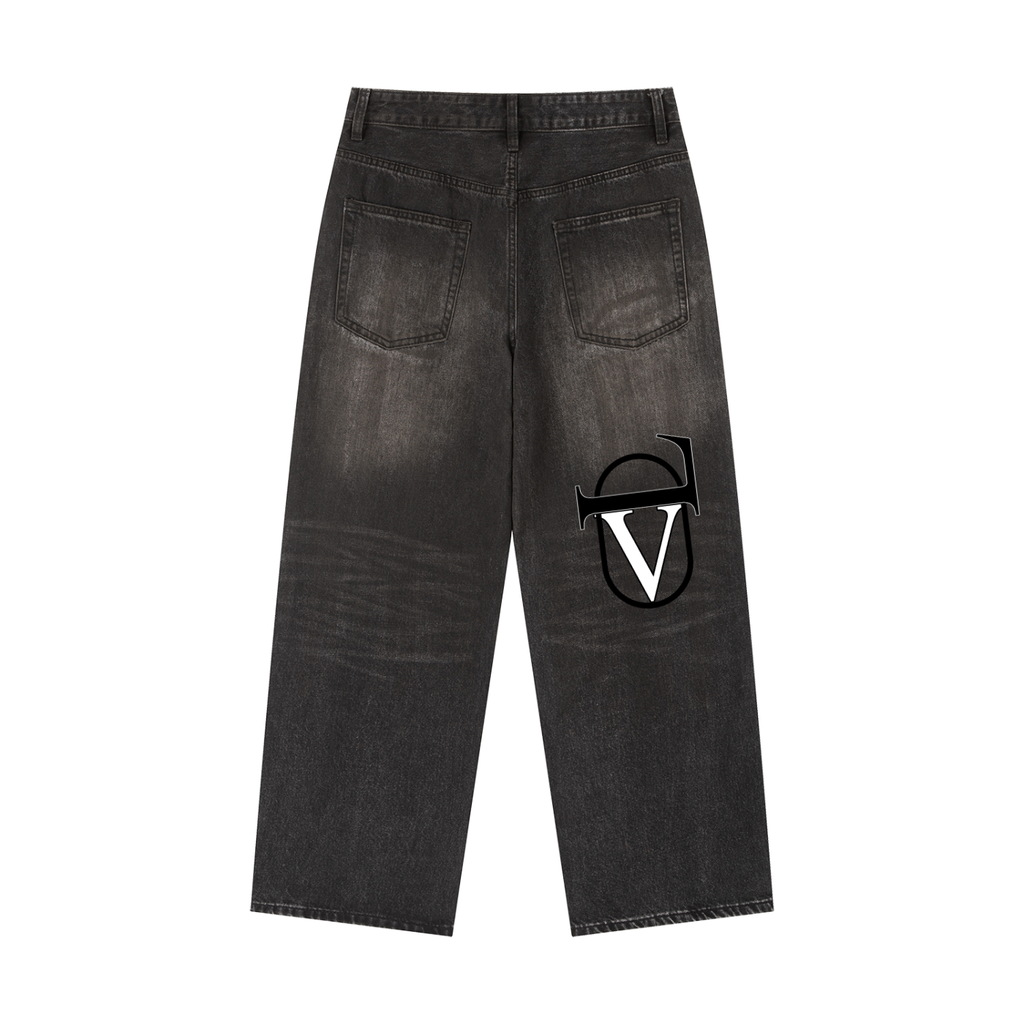 Vintage Wash Heavyweight Denim Jeans