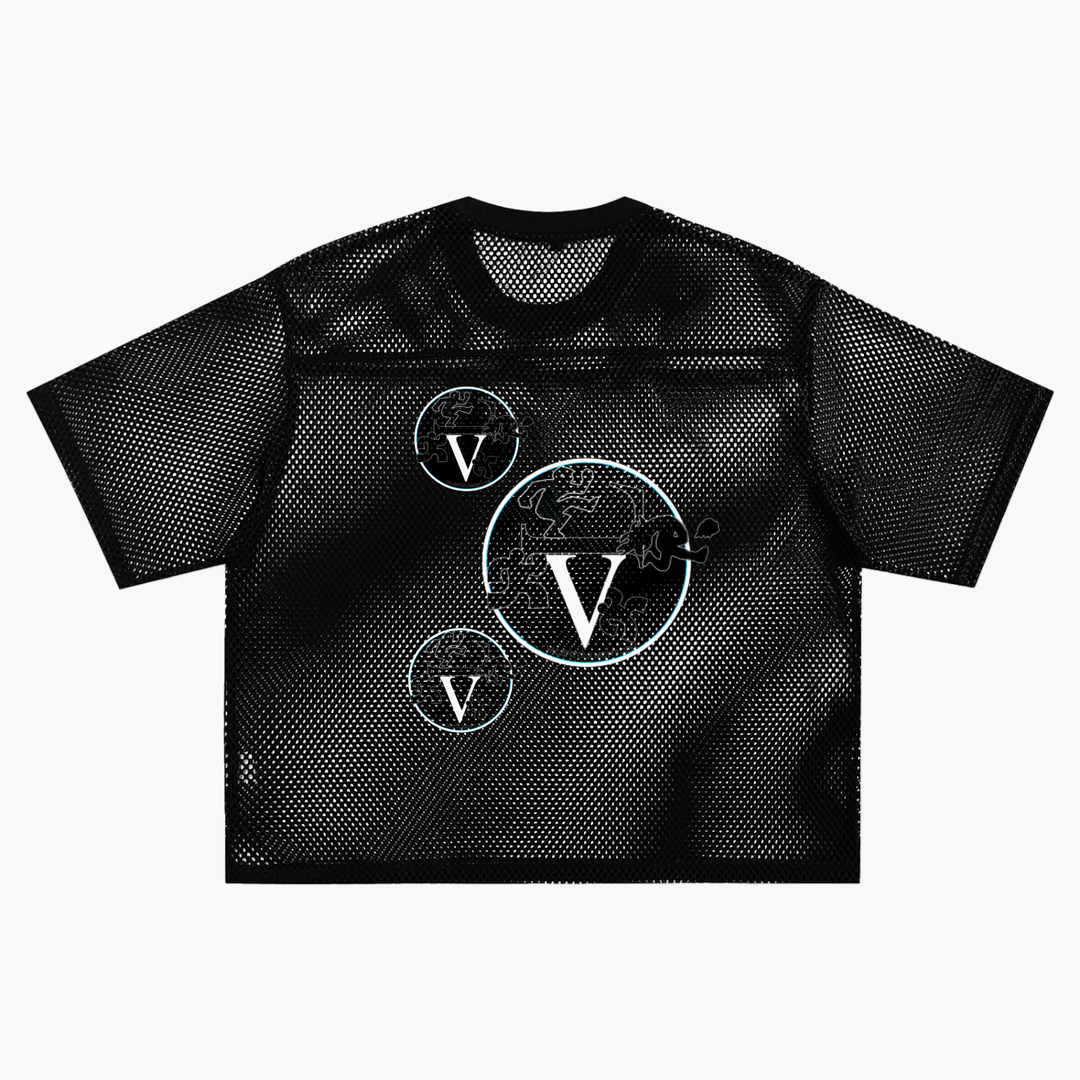 See-through Boxy Net T-shirt