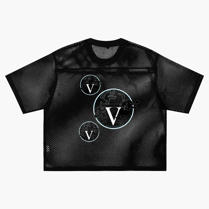 See-through Boxy Net T-shirt