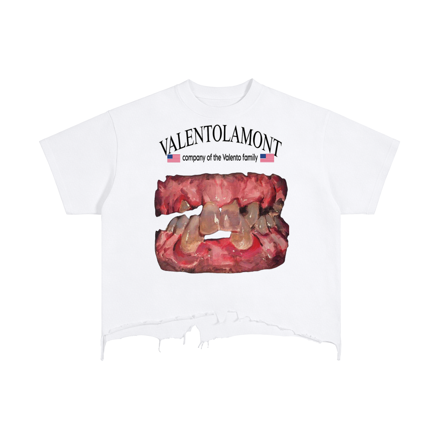 Vintage Wash Boxy Distressed Hem T-Shirt