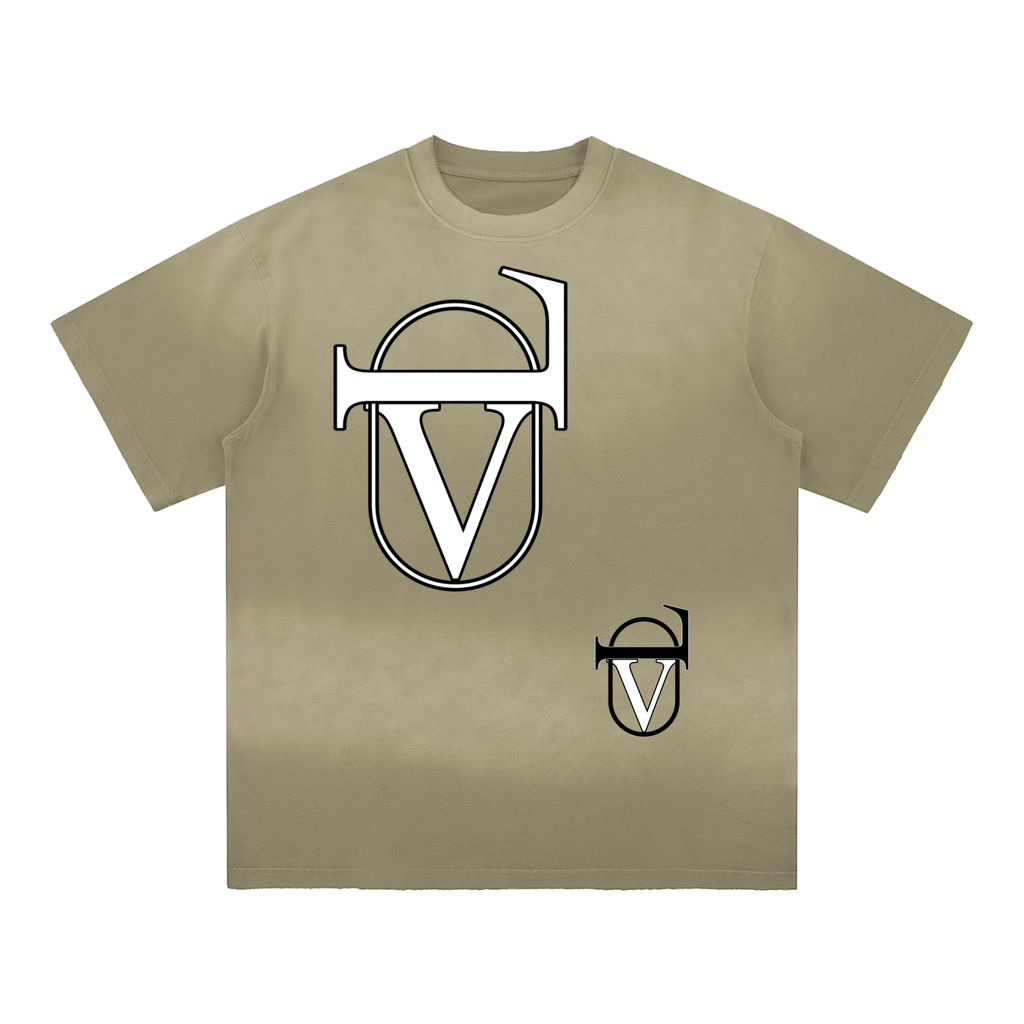 Sun Fade Hand-Frayed Cotton T-Shirt