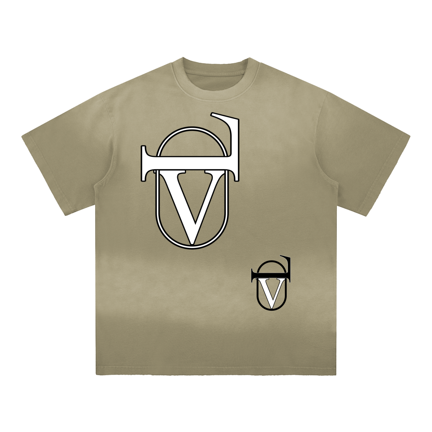 Sun Fade Hand-Frayed Cotton T-Shirt