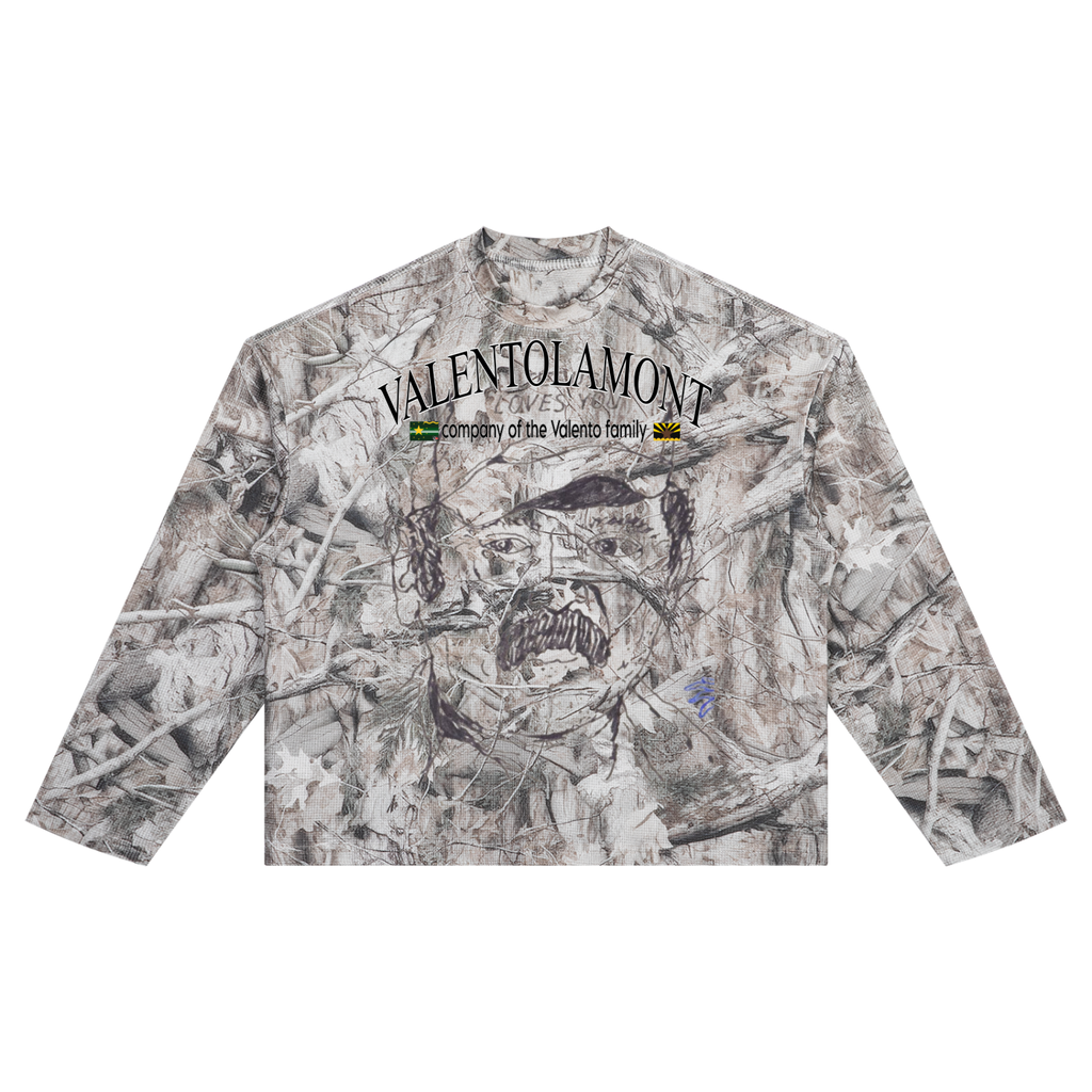 V Tree Camo Waffle T-Shirt