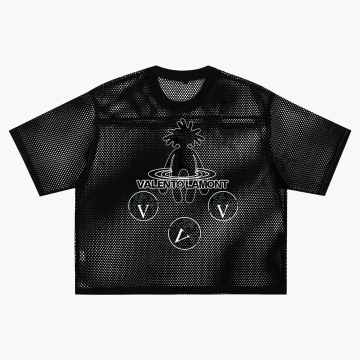 See-through Boxy Net T-shirt