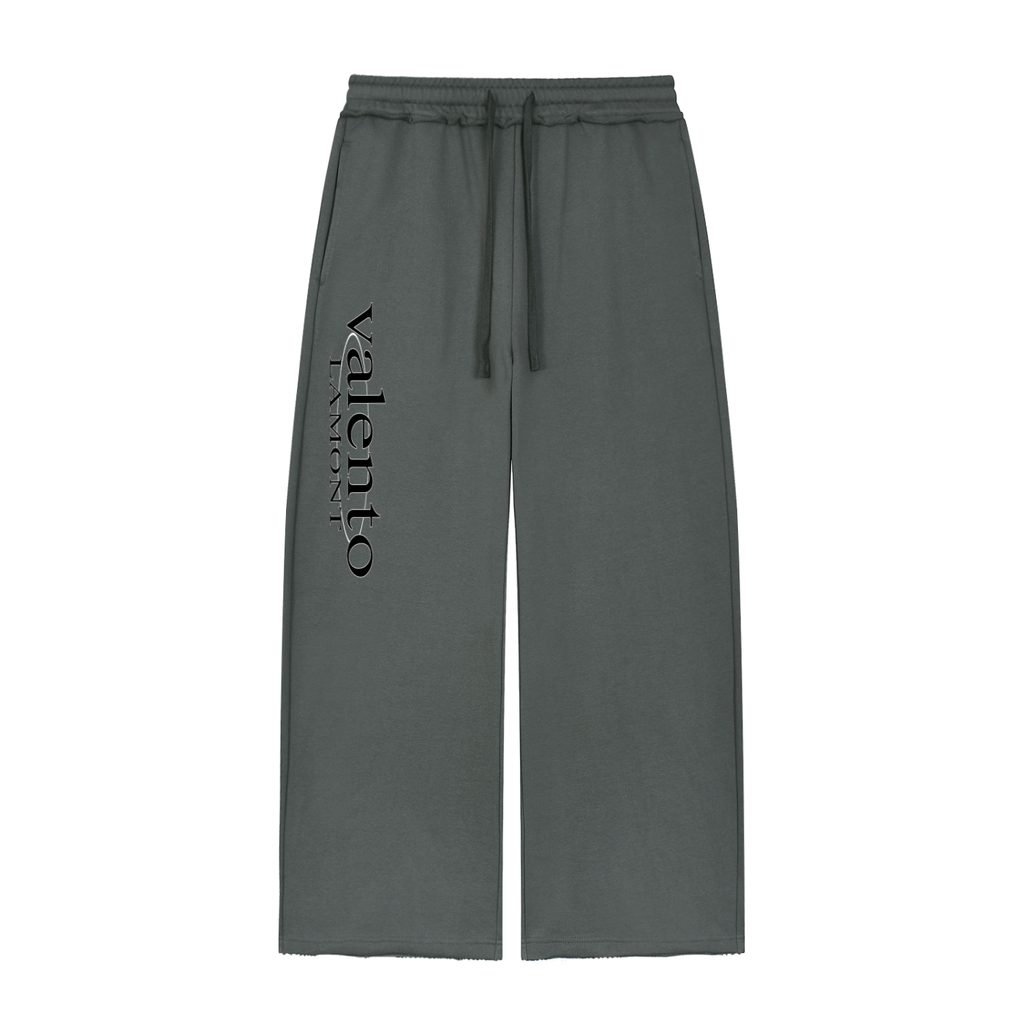 Women’s Wide Leg Raw Edge Sweatpants