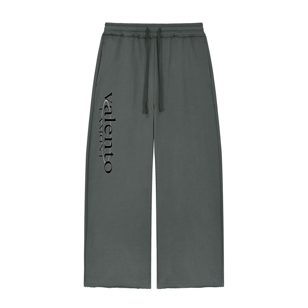 Women’s Wide Leg Raw Edge Sweatpants