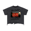 Vintage Wash Boxy Distressed Hem T-Shirt