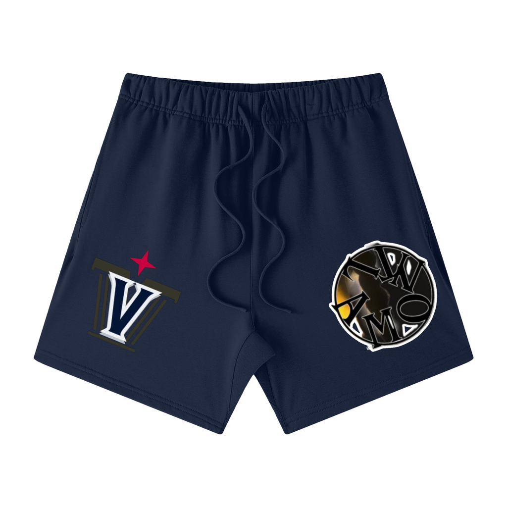 Unisex Earth Tone Loose Fit Cotton Shorts