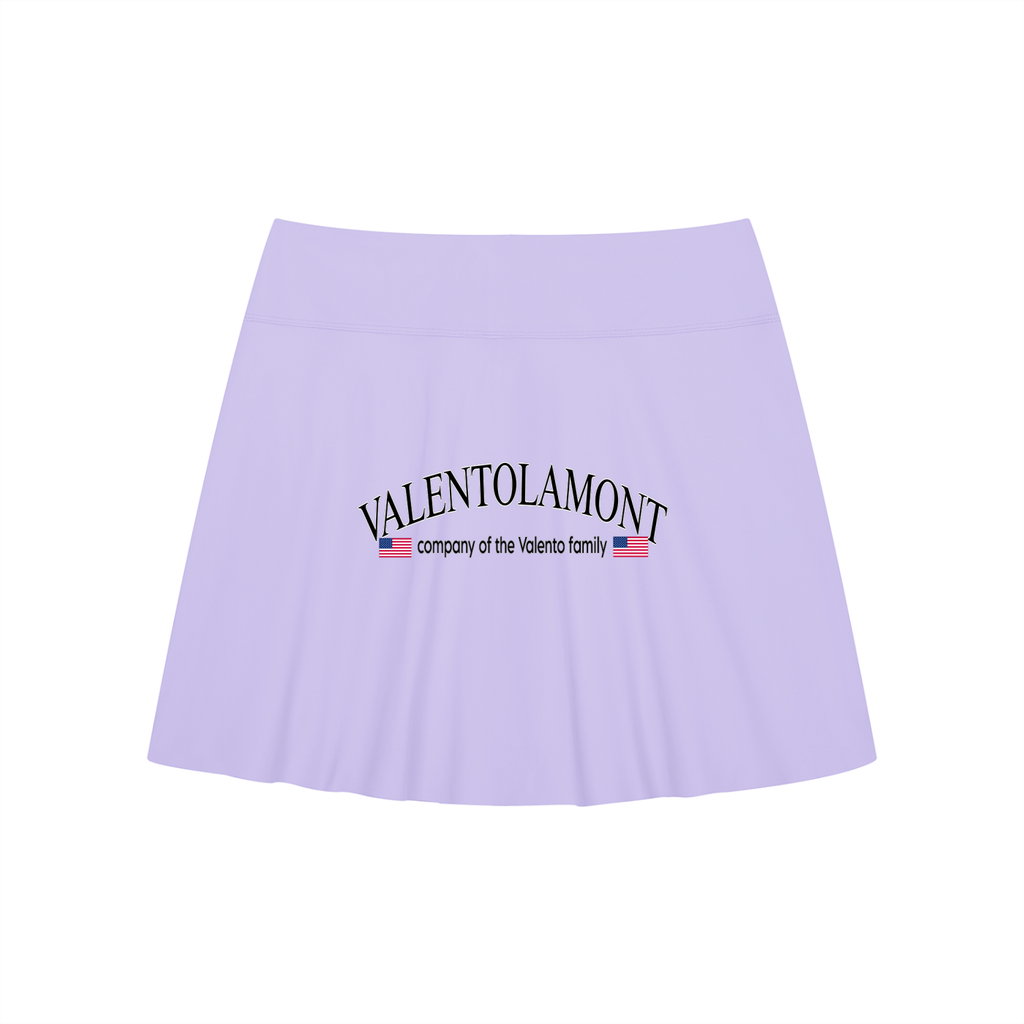 Women's A-Line Contrast Panel Slit Skirt