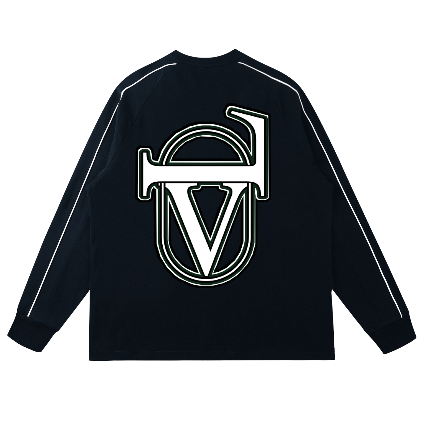Contrast Panel Raglan Sweatshirt