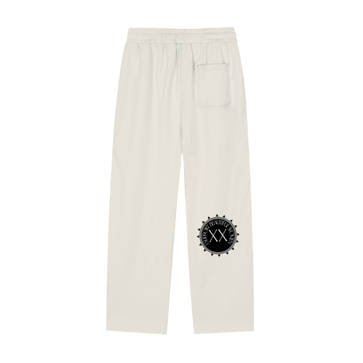 Reflection Striped Straight-Leg Sweatpants