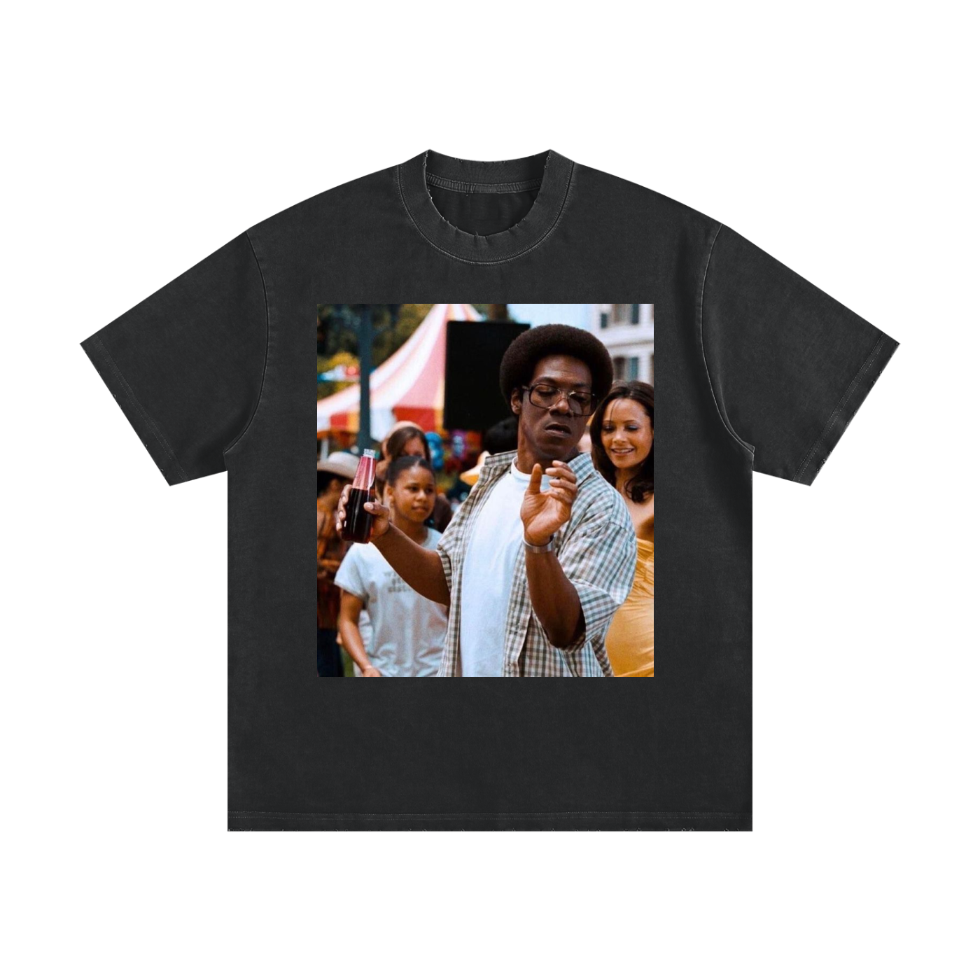 Heavyweight Vintage Washed Frayed T-Shirt