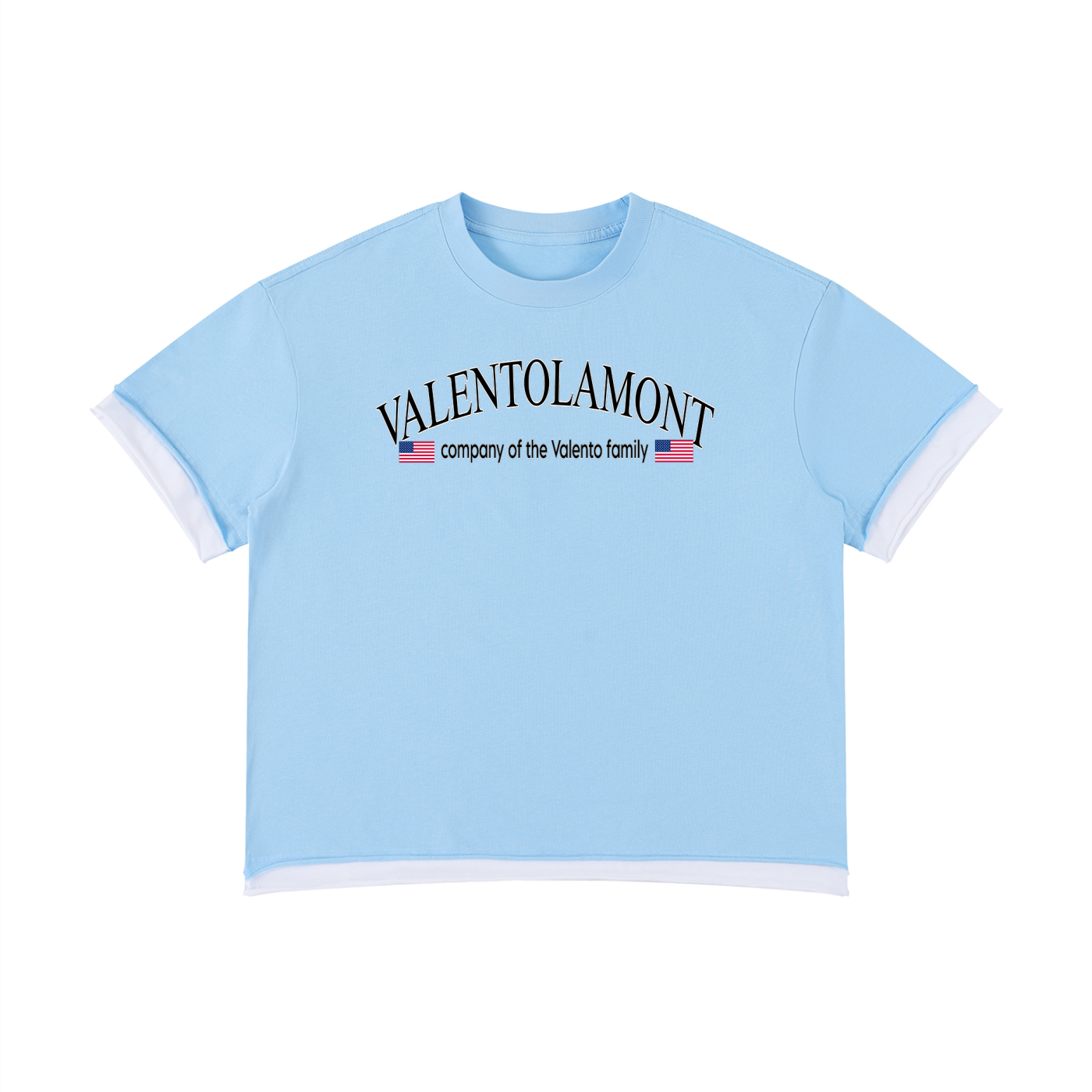 Unisex Boxy Color Block T-Shirt