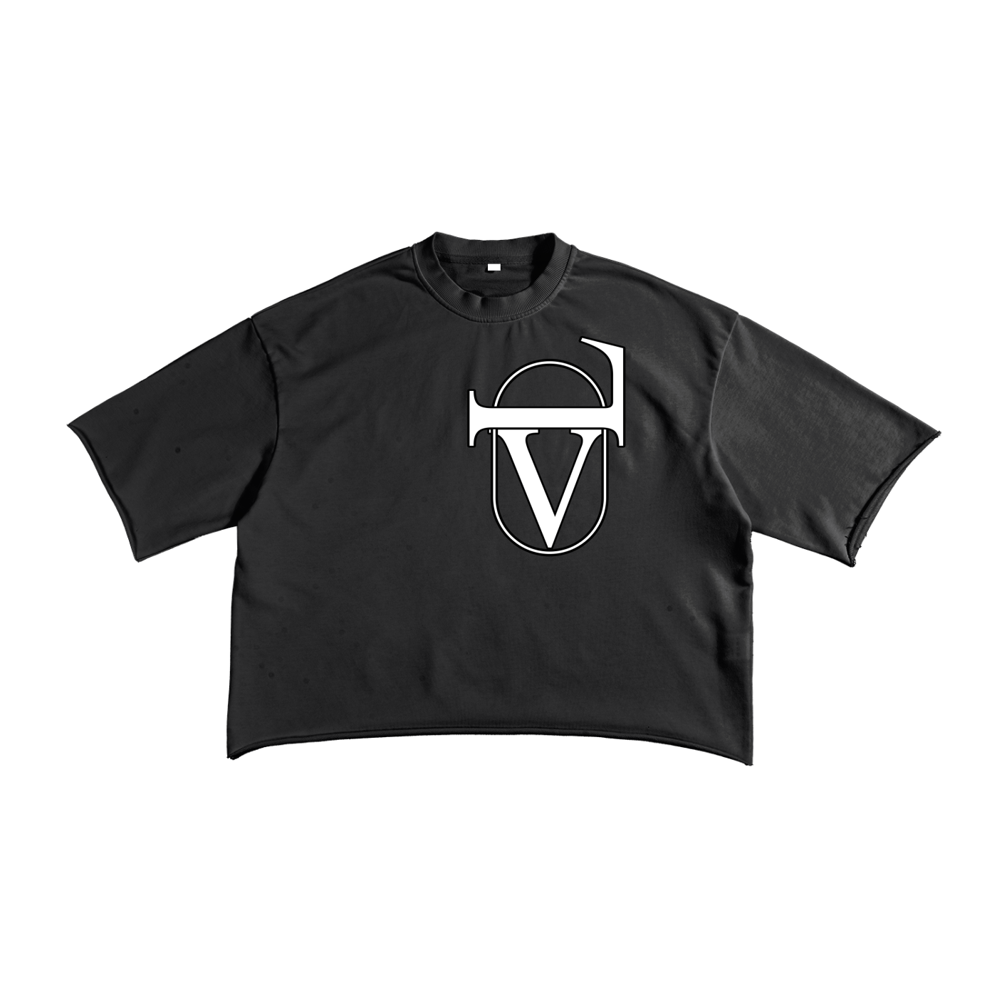 French Terry Raw Edge T-shirt