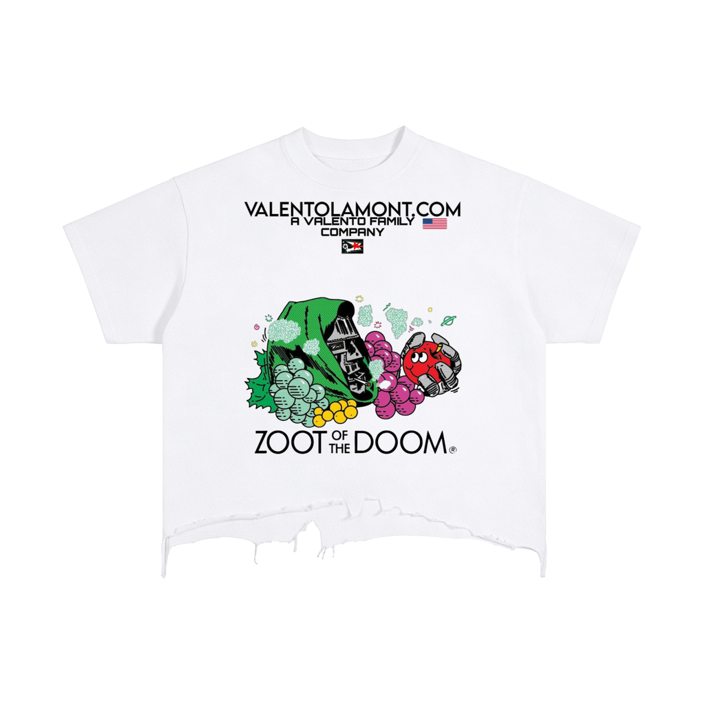 Vintage Wash Boxy Distressed Hem T-Shirt