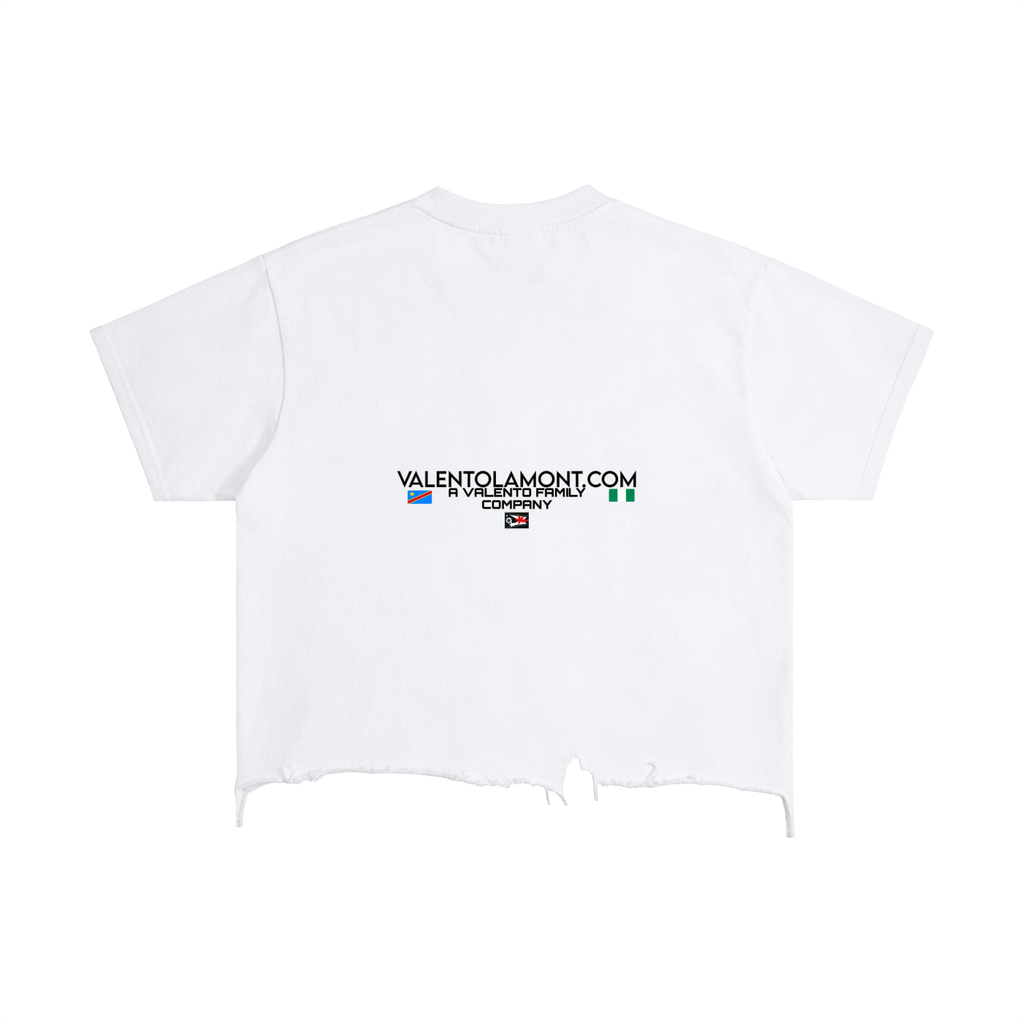 Vintage Wash Boxy Distressed Hem T-Shirt