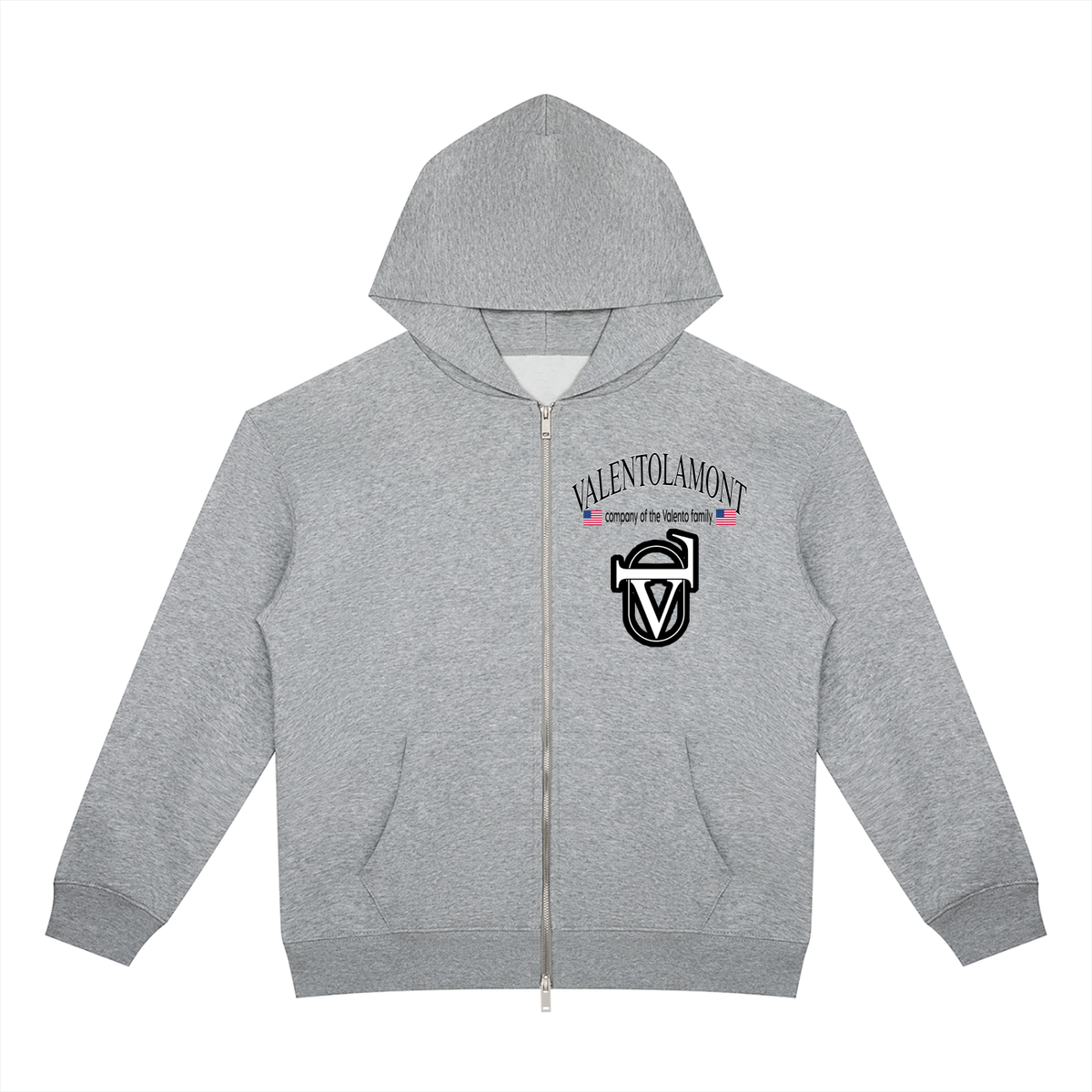 V Heavyweight Full Zip Hoodie