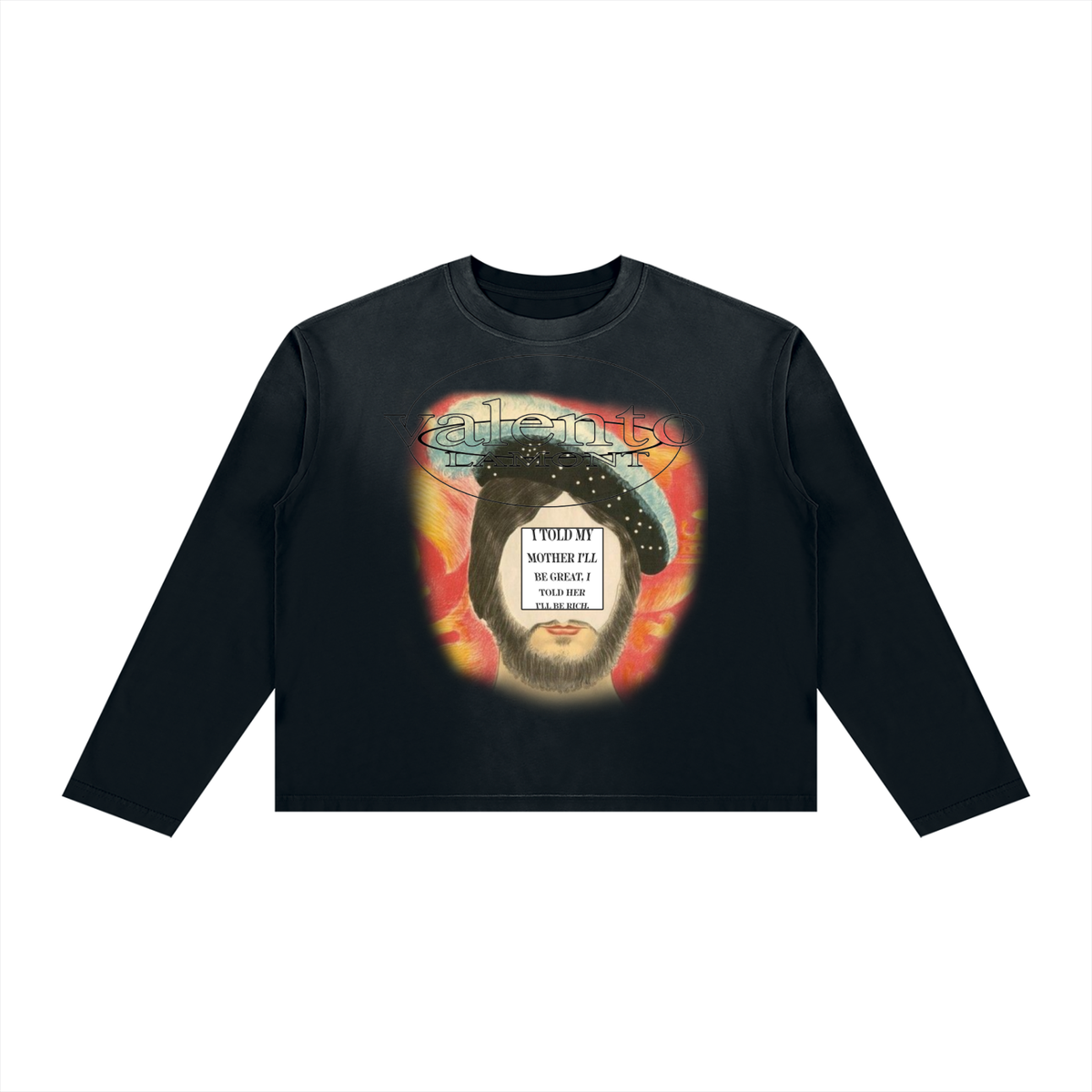 Unisex Sunfade Boxy Long Sleeve T-Shirt