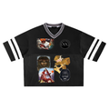 Taped Mesh Boxy T-Shirt