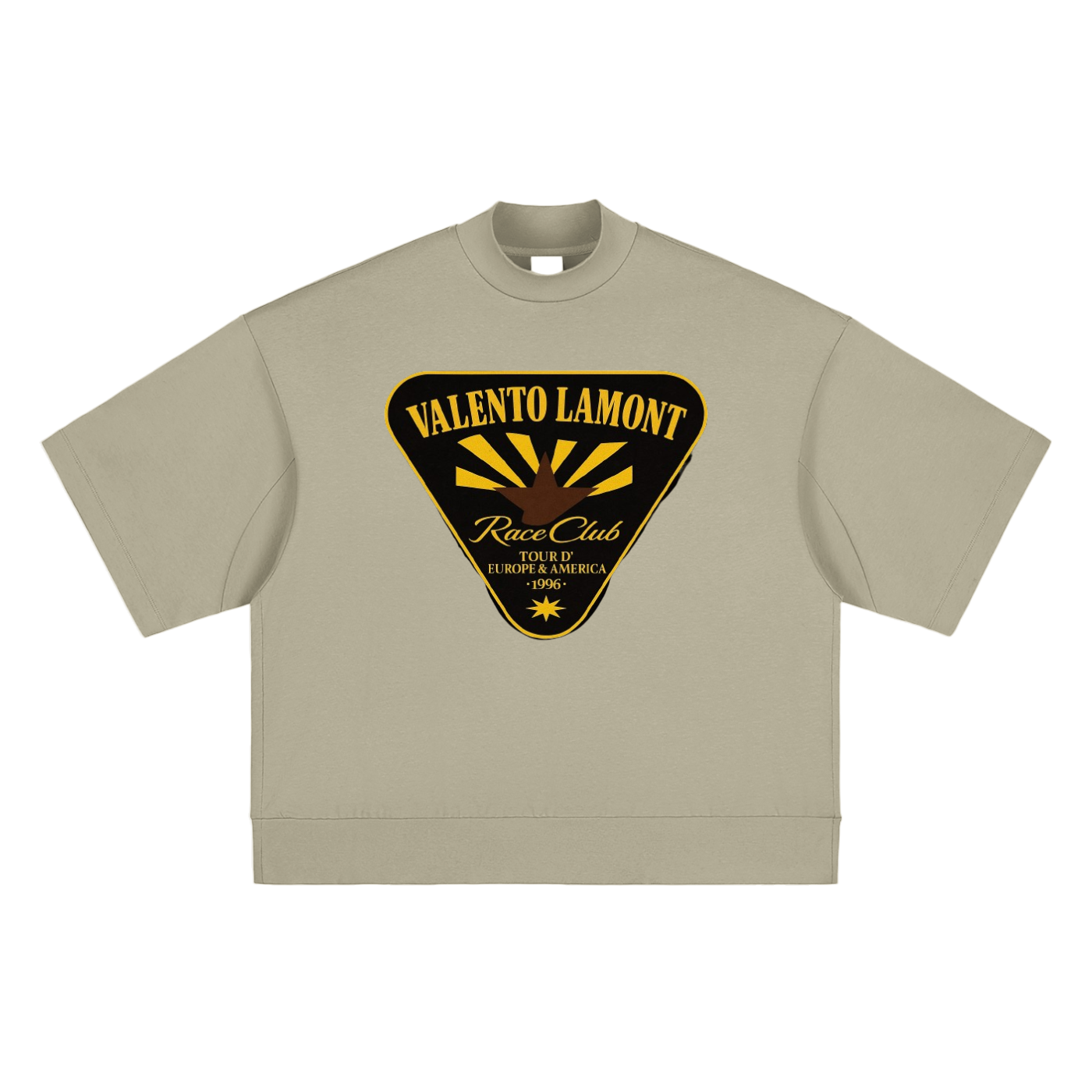 Heavyweight Oversized Mock Neck T-shirt