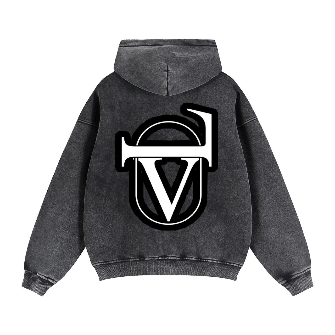 Zip-Through Boxy Fleece Hoodie