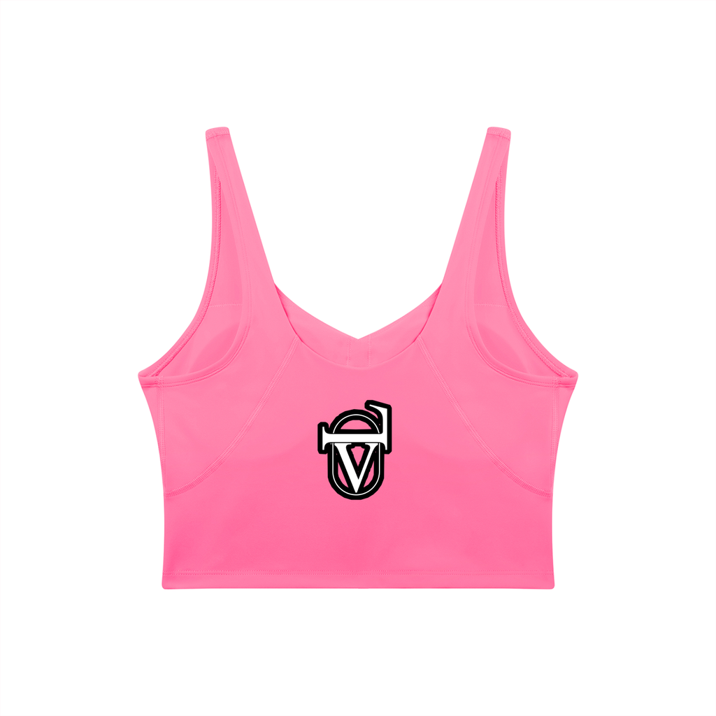 Women's V-Neck Yoga Sports Bra