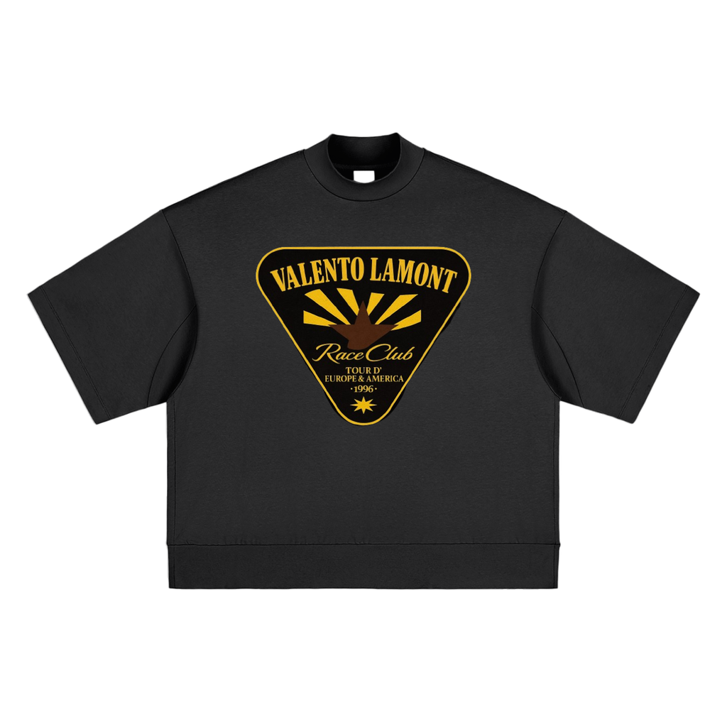 Heavyweight Oversized Mock Neck T-shirt