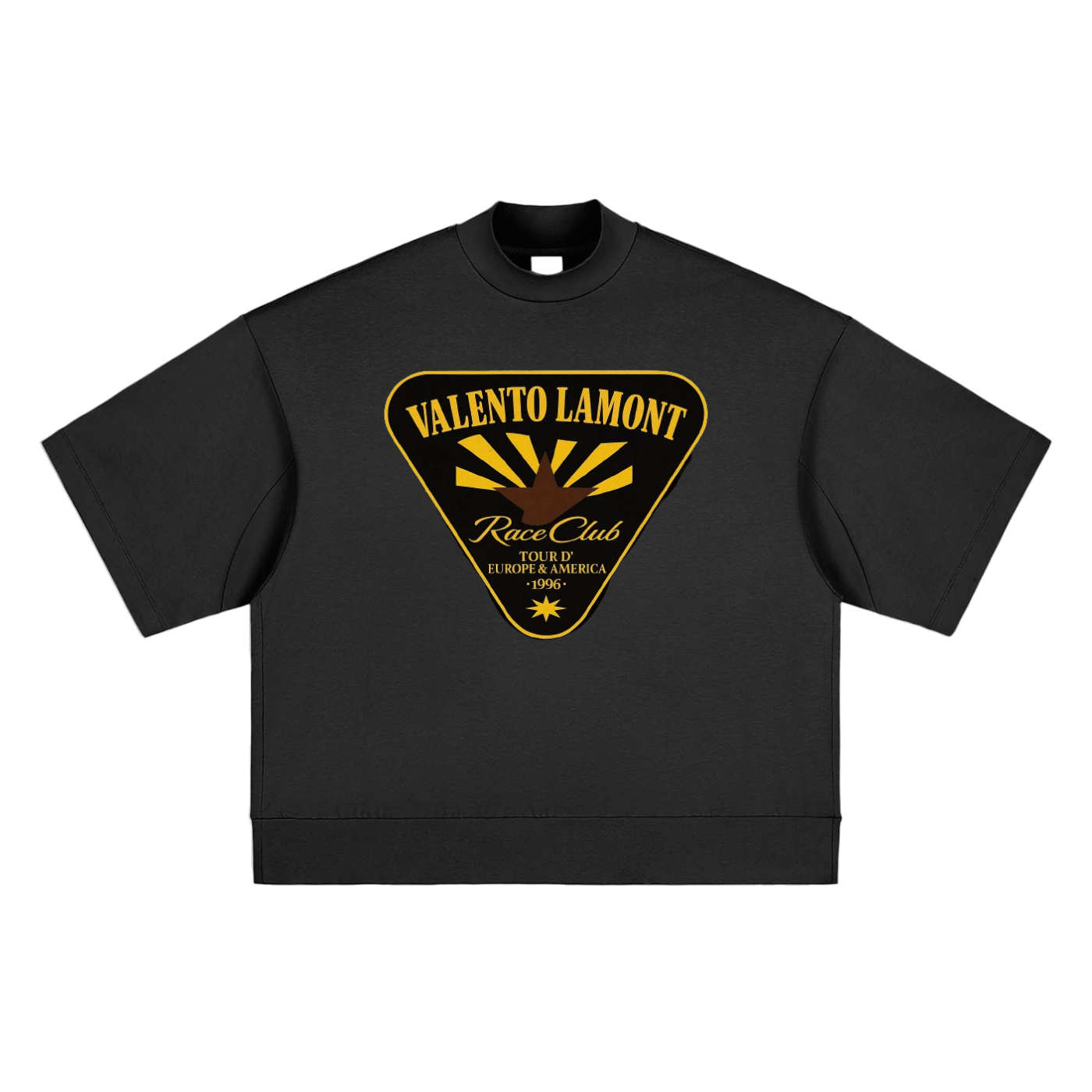 Heavyweight Oversized Mock Neck T-shirt