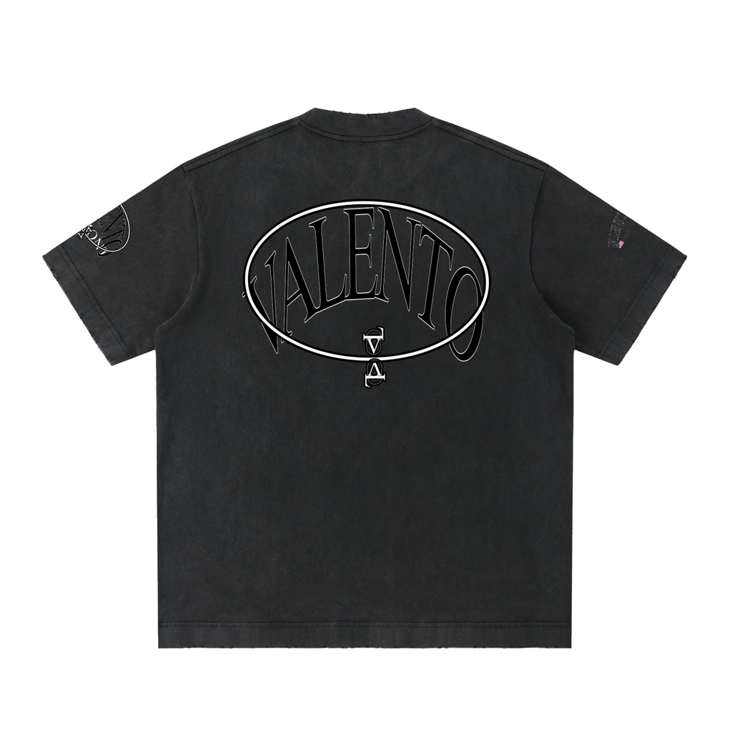 Heavyweight Vintage Washed Frayed T-Shirt