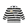 Color Block Stripe Polo Shirt