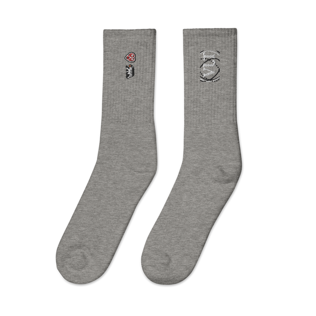 Embroidered socks