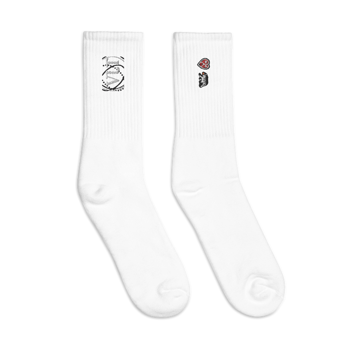 Embroidered socks