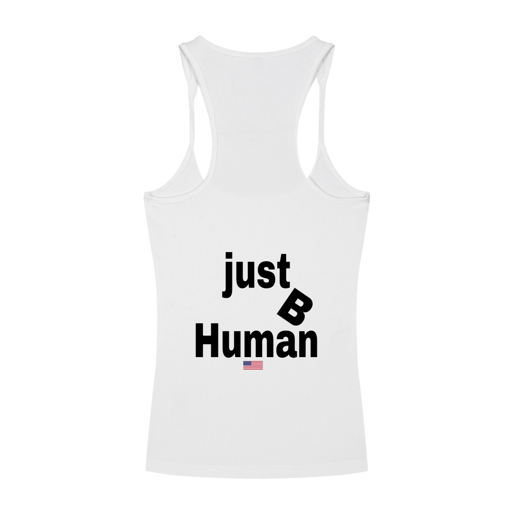 Slim Fit Ribbed Racerback Tank Top