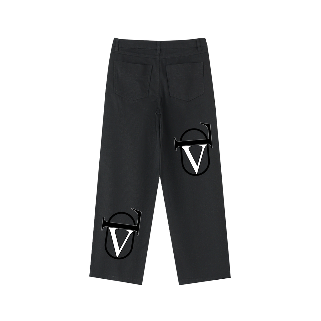 Heavyweight Cotton Straight-Leg Pants