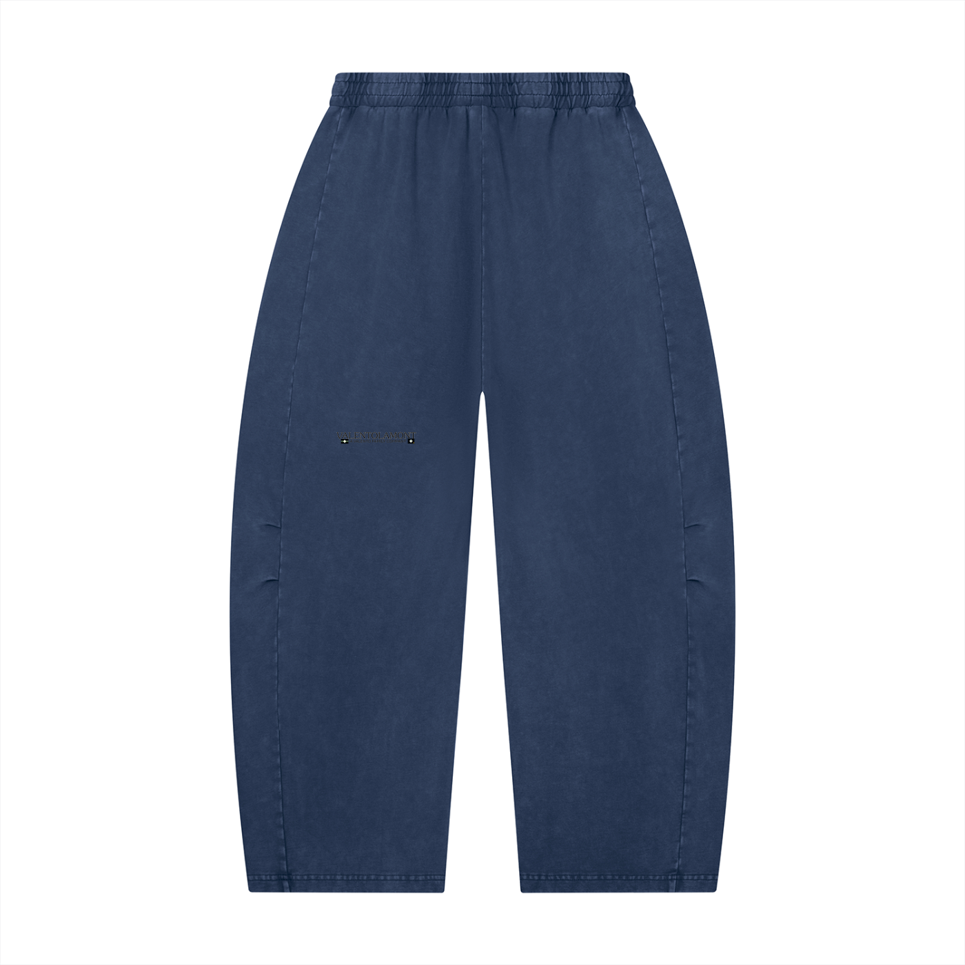 Unisex Mineral Wash Barrel Leg Pants