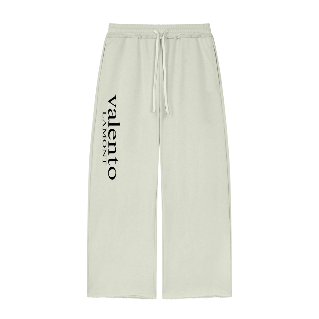 Women’s Wide Leg Raw Edge Sweatpants