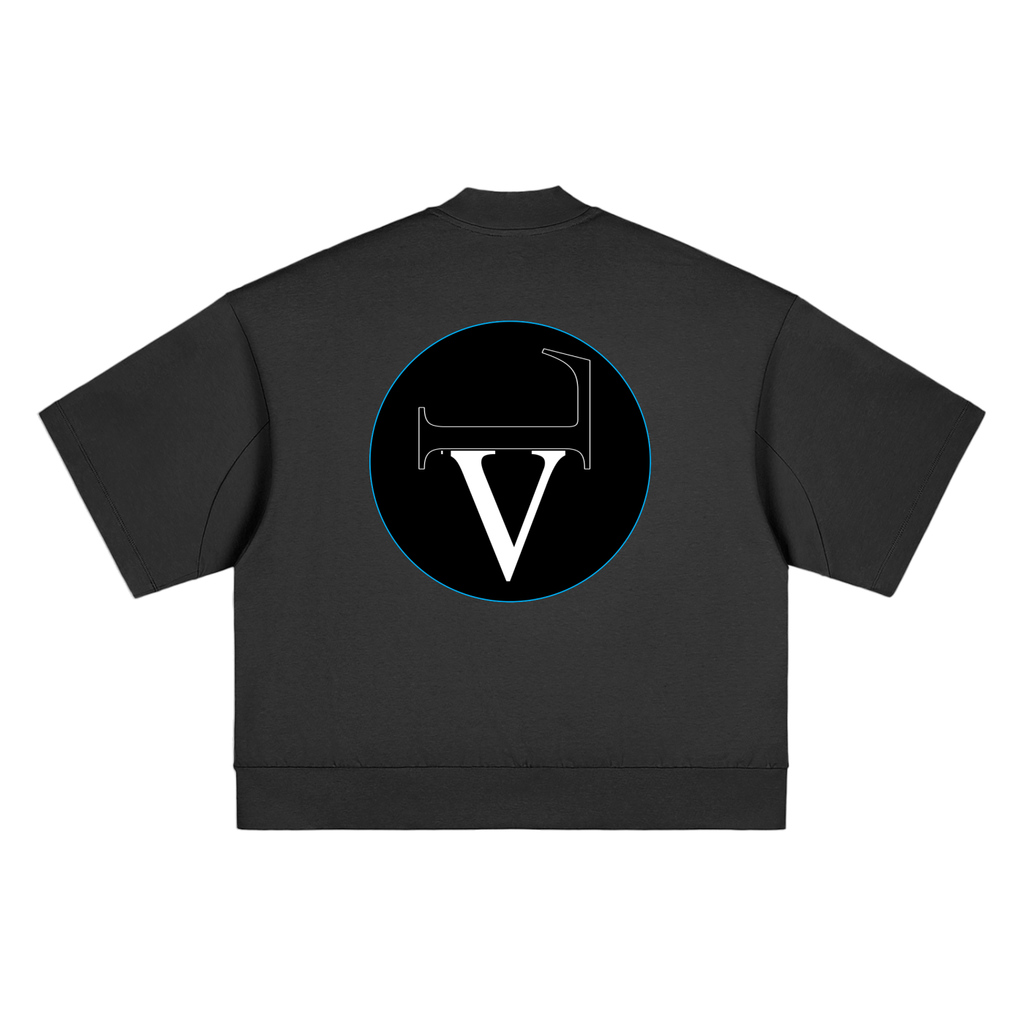 Heavyweight Oversized Mock Neck T-shirt