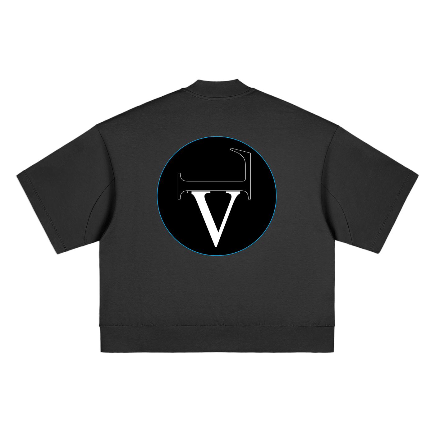 Heavyweight Oversized Mock Neck T-shirt