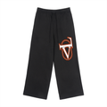 Fleece Drawstring Straight-Leg Sweatpants