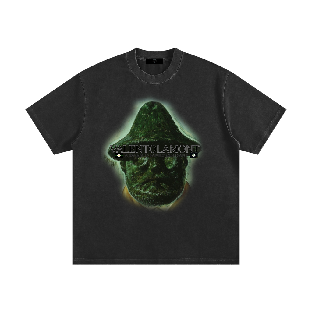 Heavyweight Vintage Washed Frayed T-Shirt