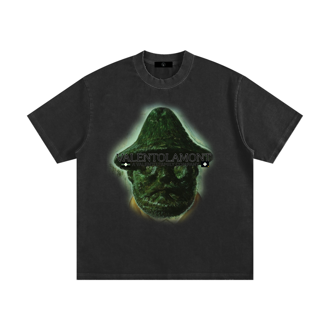 Heavyweight Vintage Washed Frayed T-Shirt