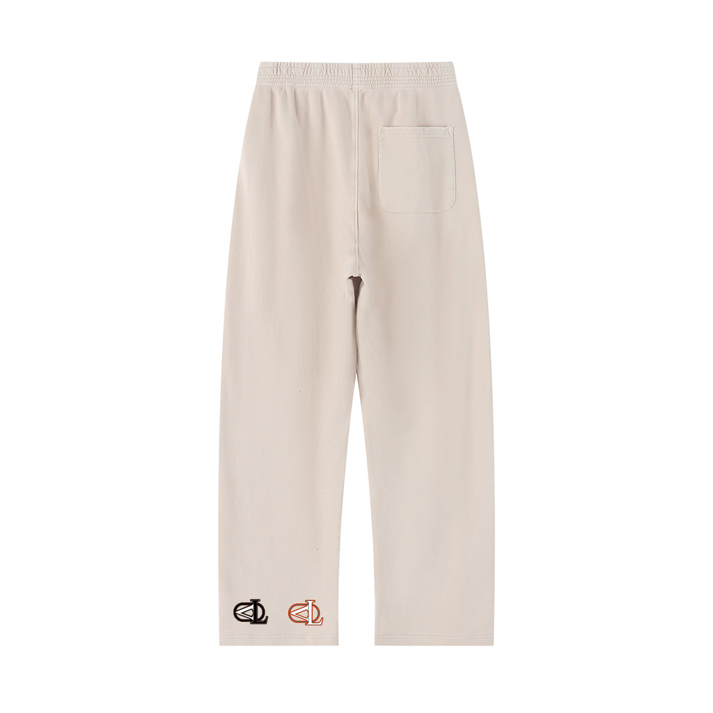 V Mineral Wash Straight Sweatpants