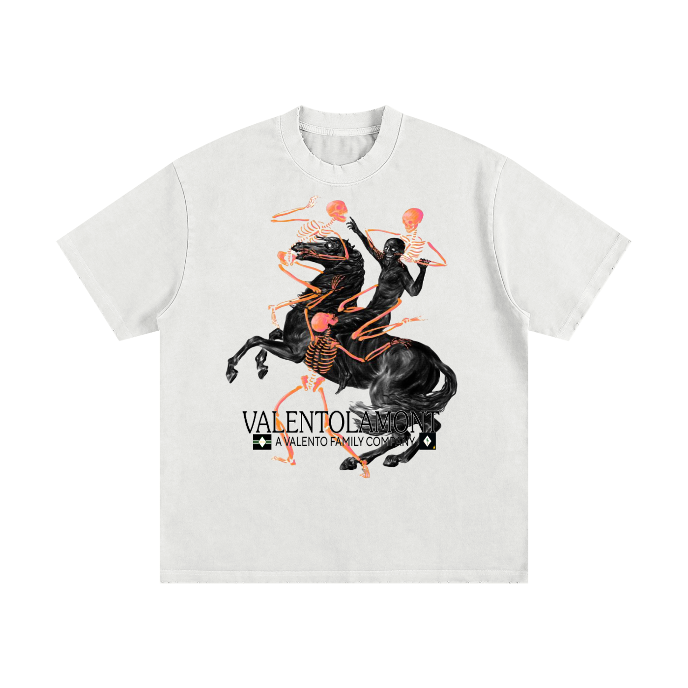 Heavyweight Vintage Washed Frayed T-Shirt