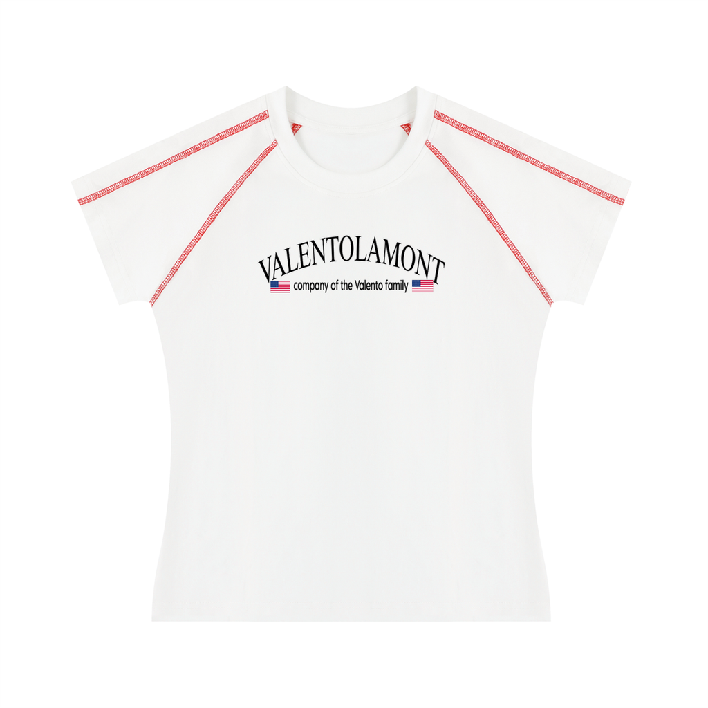 Women's Contrast Stitch Raglan T-Shirt