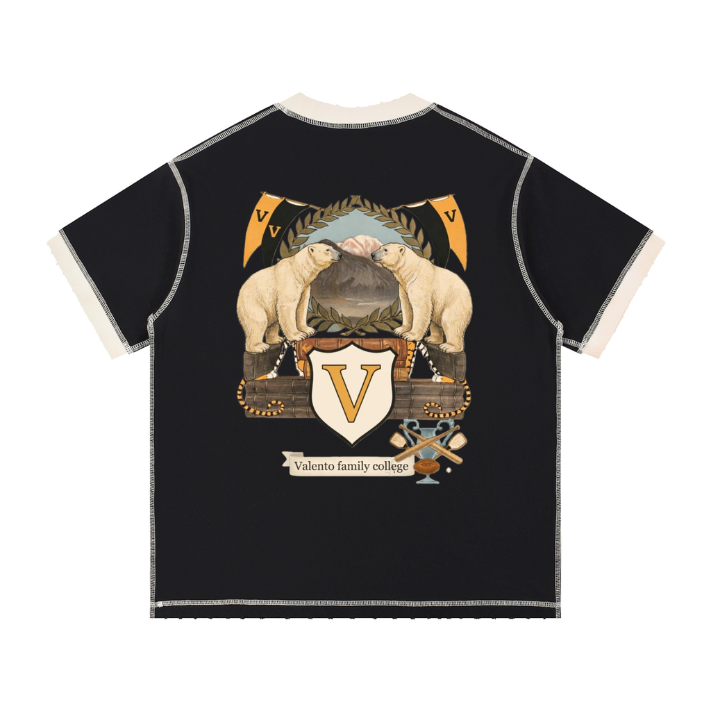 Unisex Contrast-Stitched Ringer T-Shirt