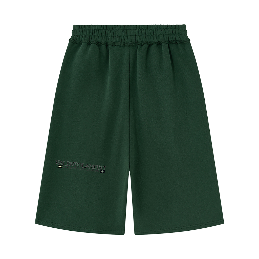 V  Raw Edge Fleece Shorts