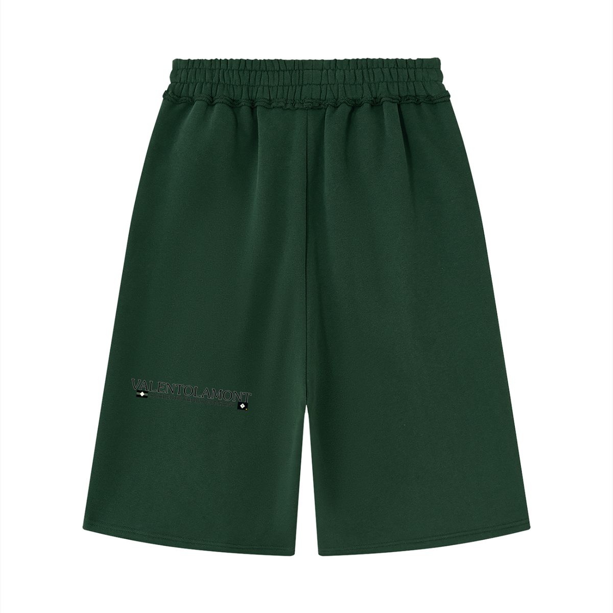 V  Raw Edge Fleece Shorts