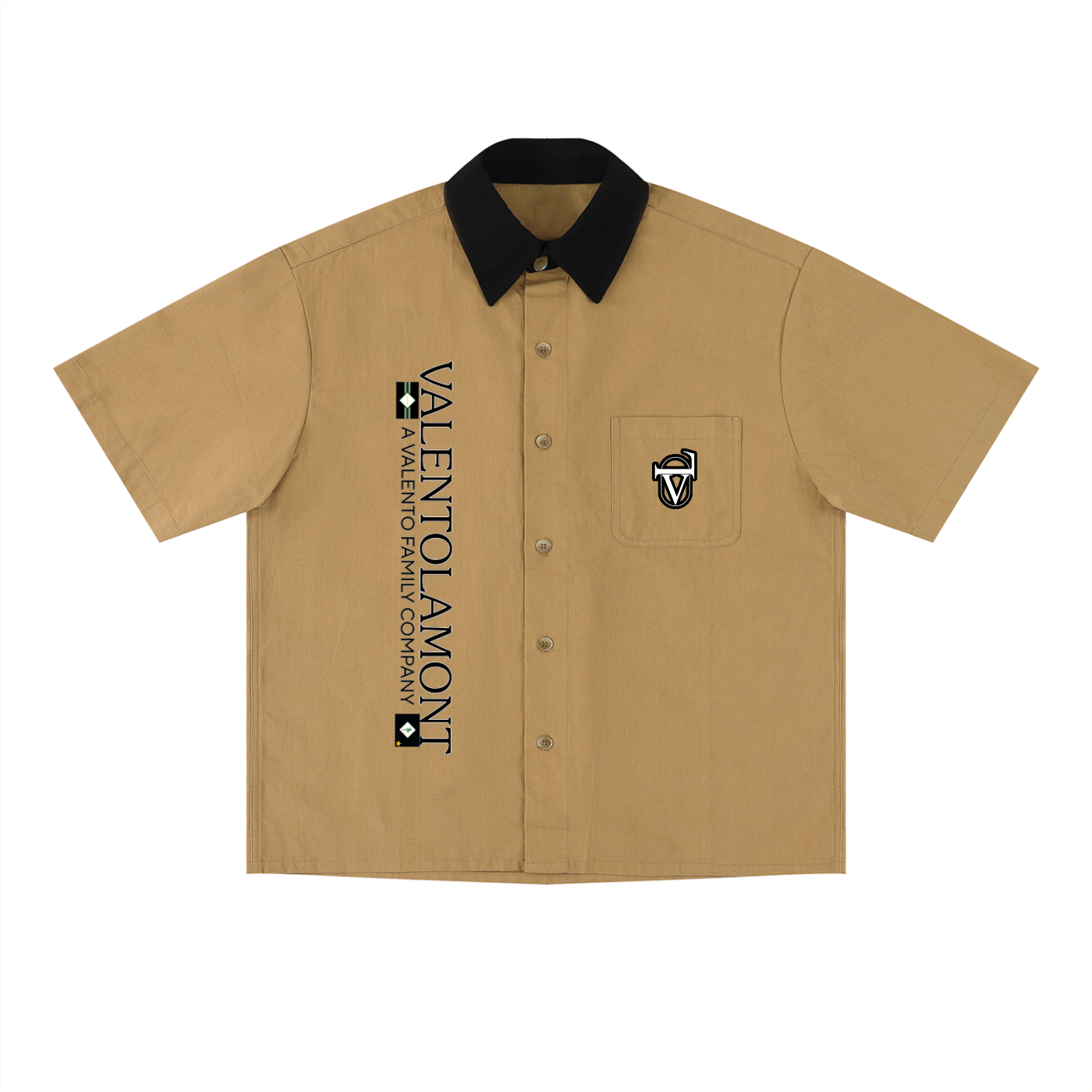 Unisex Color Block Short Sleeve Shirt