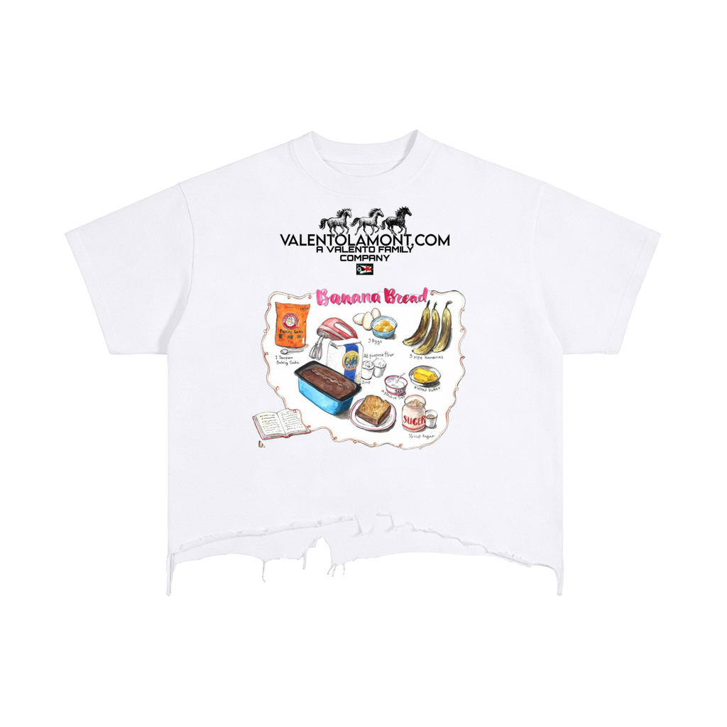 Vintage Wash Boxy Distressed Hem T-Shirt